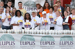 Lupus Foundation 24" EventTape® roll banner